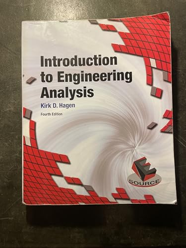 9780133485080: Introduction to Engineering Analysis