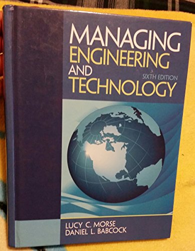 Imagen de archivo de Managing Engineering and Technology a la venta por 2nd Life Books