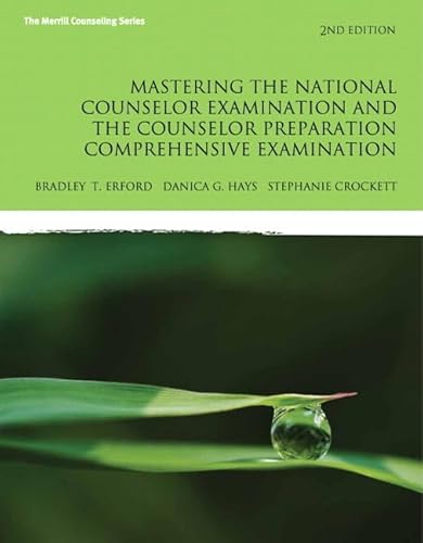 Stock image for Mastering the National Counselor Exam and the Counselor Preparation Comprehensive Examination (2nd Edition) for sale by Goodwill Books