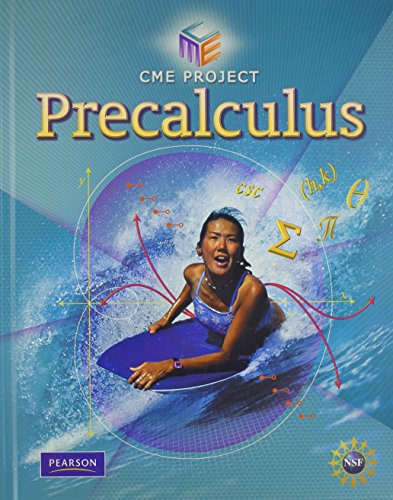 Stock image for Center For Mathematics Education Precalculus Student Edition 2009c [hardcover] ; 9780133500202 ; 0133500209 for sale by APlus Textbooks