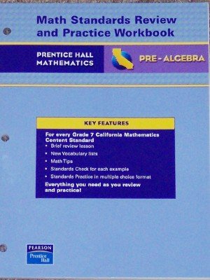 Stock image for Math Standards Review and Practice Workbook (Pre-Algebra) for sale by ThriftBooks-Atlanta