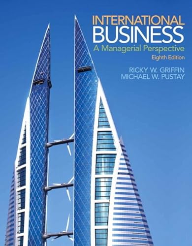 Stock image for International Business: A Managerial Perspective (8th Edition) for sale by SecondSale