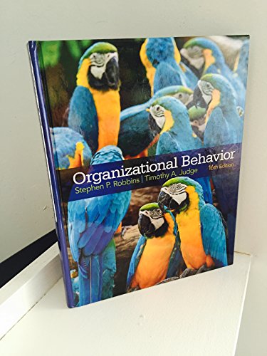 Beispielbild fr Organizational Behavior (16th Edition) zum Verkauf von Pangea