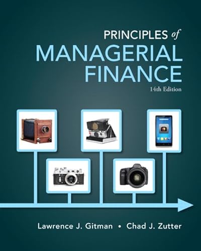 Stock image for Principles of Managerial Finance (14th Edition) for sale by New Legacy Books