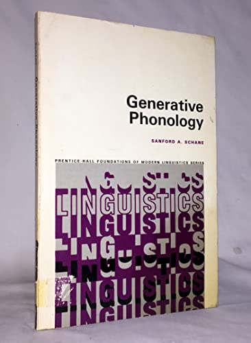 9780133509670: Generative Phonology (Foundations of Modern Linguistics S.)