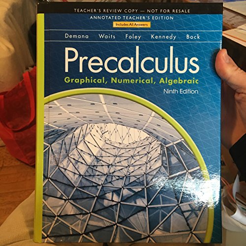 Beispielbild fr Precalculus: Graphical, Numerical, Algebraic zum Verkauf von BooksRun