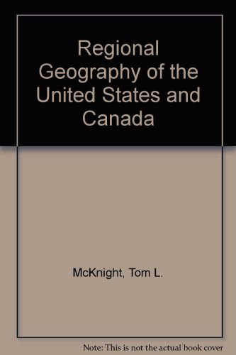 Stock image for Regional Geography of the United States and Canada for sale by HPB-Red