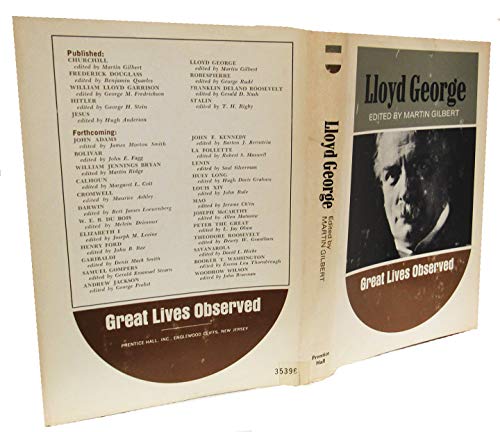 9780133539530: Lloyd George (Great Lives Observed S.)