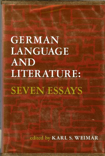 Imagen de archivo de German Language and Literature : Seven Essays a la venta por Better World Books