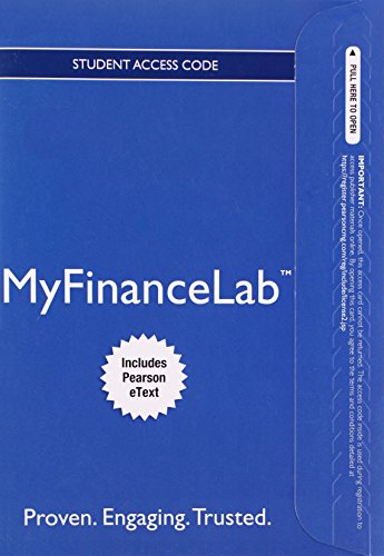 Imagen de archivo de NEW MyLab Finance with Pearson eText -- Access Card -- for Principles of Managerial Finance a la venta por Iridium_Books