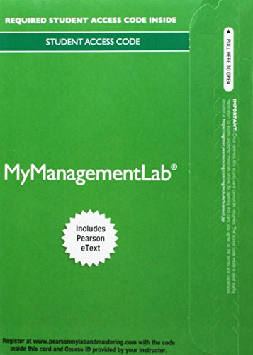 Imagen de archivo de 2014 MyLab Management with Pearson eText -- Access Card -- for International Business: A Managerial Perspective a la venta por SecondSale