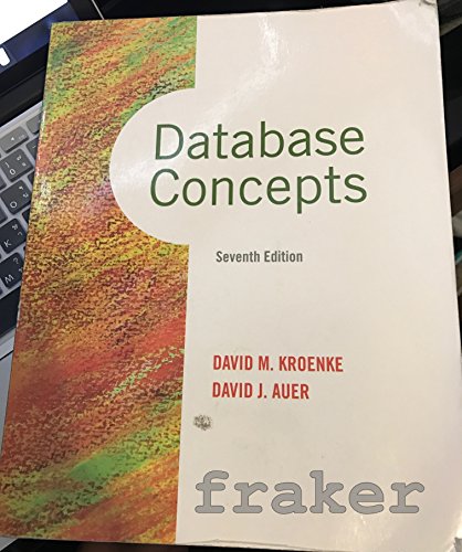 Beispielbild fr Database Concepts (7th Edition) zum Verkauf von SecondSale