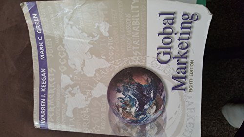 Stock image for Global Marketing (8th Edition) for sale by Zoom Books Company