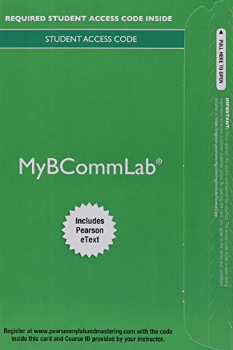 Stock image for 2014 MyBCommLab with Pearson eText -- Access Card -- for Excellence in Business Communication for sale by SecondSale