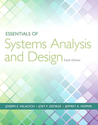 9780133546231: Essentials of Systems Analysis and Design