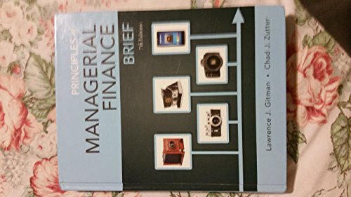 Beispielbild fr Principles of Managerial Finance, Brief (7th Edition)- Standalone book (Pearson Series in Finance) zum Verkauf von HPB-Red