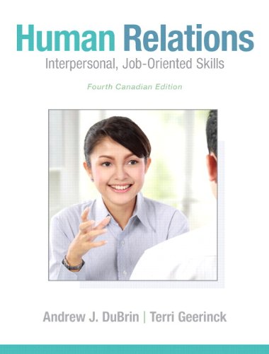 9780133547962: Human Relations: Interpersonal, Job-Oriented Skills, Fourth Canadian Edition Plus NEW MyLab Search with Pearson eText -- Access Card Package (4th Edition)