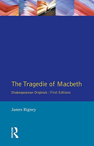 Stock image for The Tragedie of Macbeth: The Folio of 1623 (Shakespearean Originals - First Editions) for sale by Chiron Media