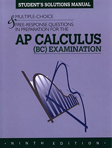 Stock image for Calculus AP* Edition: Teacher's Solutions Manual, AP* Edition (2014 Copyright) for sale by ~Bookworksonline~