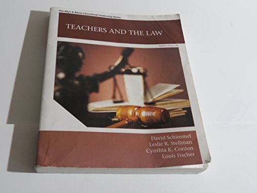 Stock image for Teachers and the Law (Allyn Bacon Educational Leadership) for sale by Bulk Book Warehouse