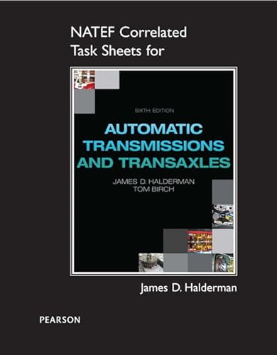 Stock image for NATEF Correlated Task Sheets for Automatic Transmissions and Transaxles for sale by Iridium_Books