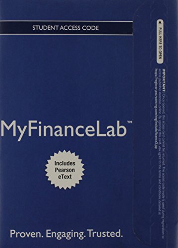 Beispielbild fr NEW MyLab Finance with Pearson eText -- Access Card -- for Principles of Managerial Finance, Brief zum Verkauf von SecondSale