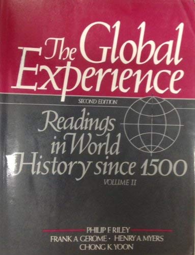 Stock image for The Global Experience: Readings in World History Since 1500 for sale by Open Books
