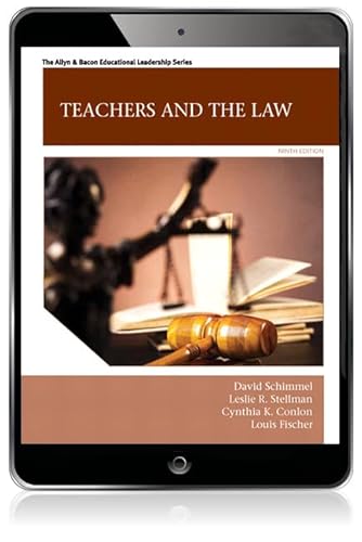 Stock image for Teachers and the Law for sale by Better World Books: West