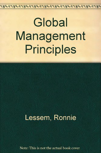 9780133573442: Global Management Principles
