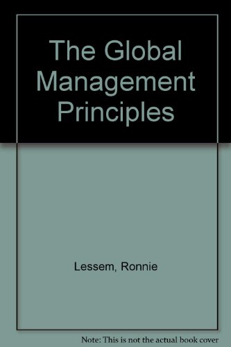 Beispielbild fr Global Management Principle zum Verkauf von WorldofBooks