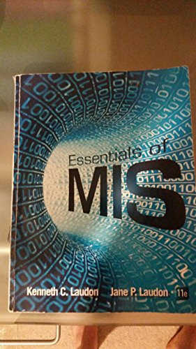 Beispielbild fr Essentials of MIS (11th Edition) zum Verkauf von BooksRun