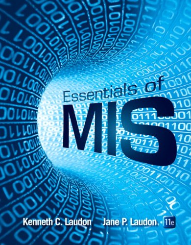 Stock image for Essentials of MIS (11th Edition) for sale by Red's Corner LLC