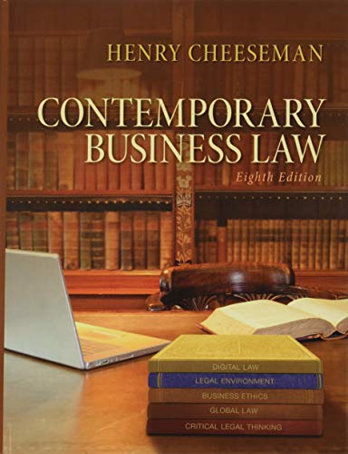 9780133578164: Contemporary Business Law