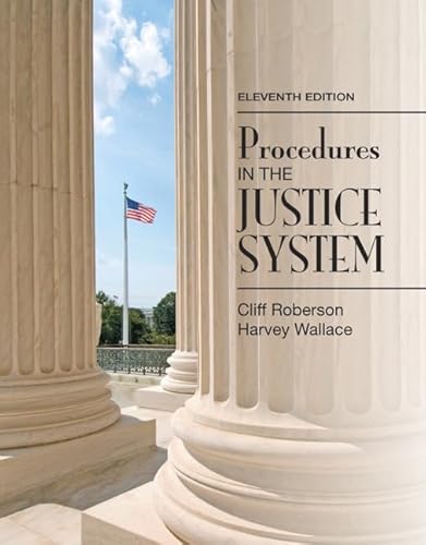 Stock image for Procedures in the Justice System for sale by BooksRun