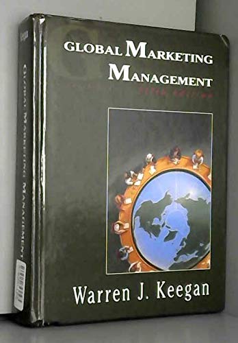 Beispielbild fr Global Marketing Management zum Verkauf von Redux Books