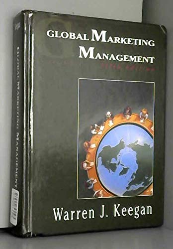 Imagen de archivo de Global Marketing Management a la venta por Redux Books