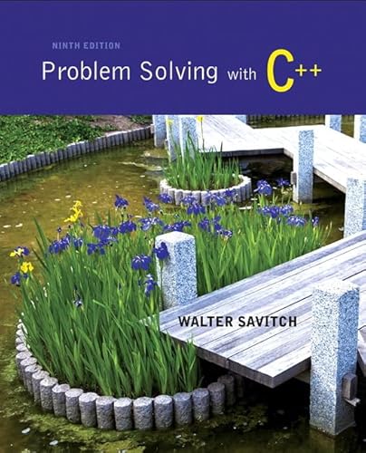 9780133591743: Problem Solving with C++