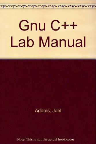Beispielbild fr Hands on C++ Laboratory Manual (UNIX/GNU C++ Version) zum Verkauf von Cronus Books