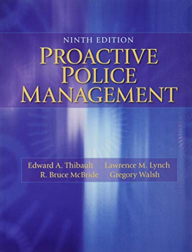 Beispielbild fr Proactive Police Management zum Verkauf von Textbooks_Source