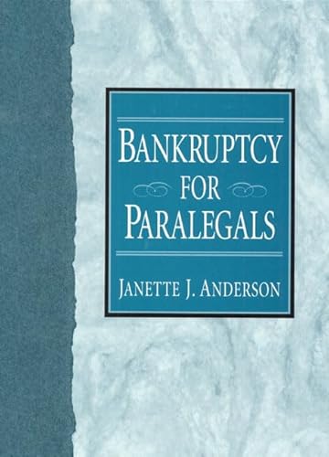 Stock image for Bankruptcy for Paralegals for sale by SecondSale