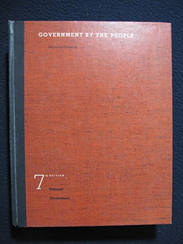 Imagen de archivo de Government by the People : The Dynamics of American National Government a la venta por Better World Books