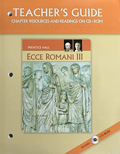 Beispielbild fr Ecce Romani III - A Latin Reading Program - Teacher's Guide(4th Edition) (Ecce Romani - A Latin Reading Program) zum Verkauf von Better World Books
