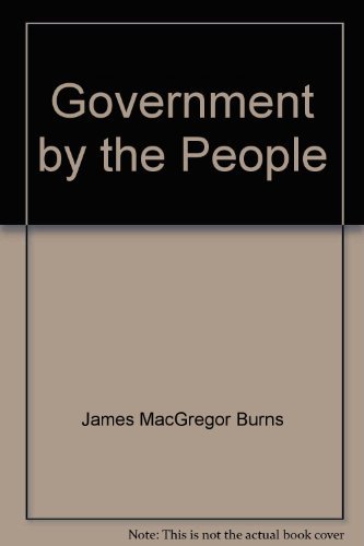Imagen de archivo de Government by the People : National, State and Local a la venta por Better World Books: West