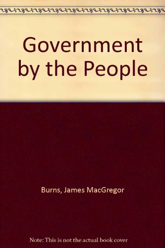 Beispielbild fr Government by the People : Basic zum Verkauf von Better World Books