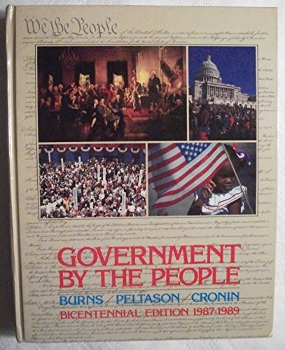 Imagen de archivo de Government by the People/Bicentennial Edition 1987-1989/National Edition a la venta por HPB-Red