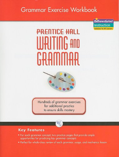 Imagen de archivo de Prentice Hall writing and grammar Grade 8, Grammar Exercise Workbook a la venta por SecondSale