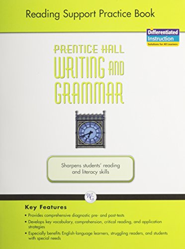 Stock image for WRITING AND GRAMMAR READING SUPPORT PRACTICE BOOK 2008 GR12 for sale by Allied Book Company Inc.