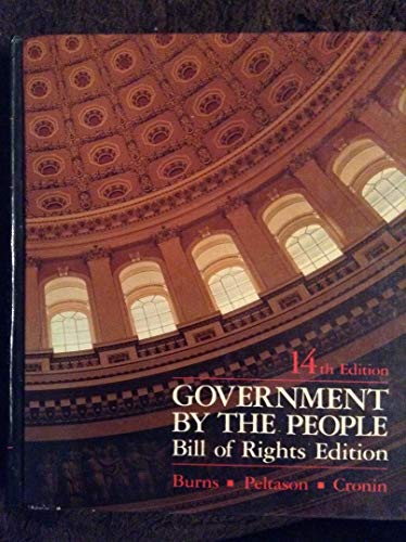 Imagen de archivo de GOVERNMENT BY THE PEOPLE BILL OF RIGHTS EDITION a la venta por mixedbag