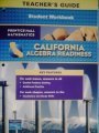 9780133632347: TEACHER'S GUIDE - Student Workbook (Prentice Hall Mathematics, California Algebra Readiness)