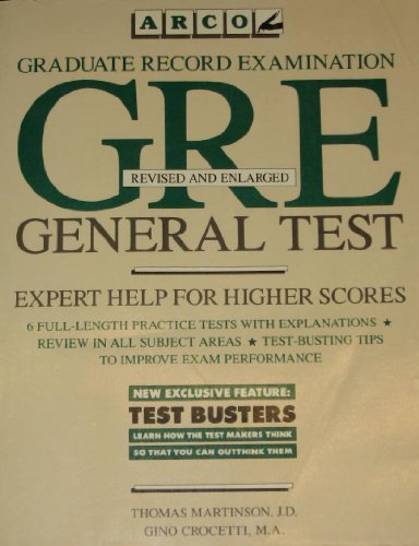 9780133635324: GRE: Graduate Record Examination General Test